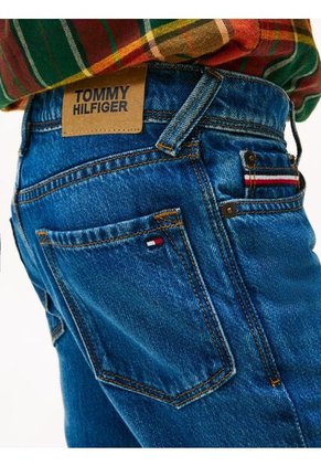 Jeans Azul Oscuro Scanton Ajustados Con Lavado Oscuro Tommy Hilfiger