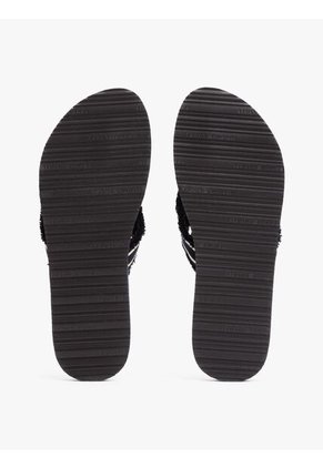 Sandalias Azul Con Tiras De Textil Trenzado Tommy Hilfiger