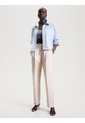 Camisa Corta Extragrande Con Rayas Globales Mujer Celeste Tommy Hilfiger de Tommy Hilfiger