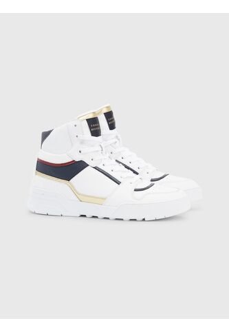 Tenis Altas Con Suela Cupsole Mujer Blanco Tommy Hilfiger Tommy Hilfiger