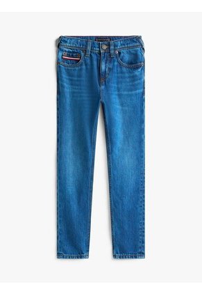 Jeans Azul Oscuro Scanton Ajustados Con Lavado Oscuro Tommy Hilfiger