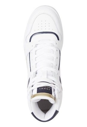 Tenis Altas Con Suela Cupsole Mujer Blanco Tommy Hilfiger