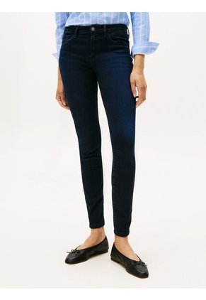 Jeans Azul Como Ceñidos De Talle Medio Tommy Hilfiger