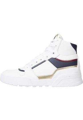 Tenis Altas Con Suela Cupsole Mujer Blanco Tommy Hilfiger