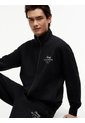 Saco Negro Urbano Con Cremallera De Cuello Alto Tommy Hilfiger de Tommy Hilfiger