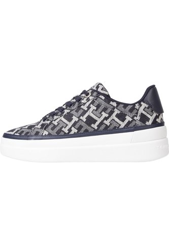 Tenis Con Suela Cupsole En Tejido Denim Tommy Hilfiger Tommy Hilfiger