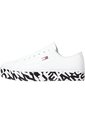 Tenis De Piel Con Suela Cupsole Mujer Blanco Tommy Hilfiger de Tommy Hilfiger