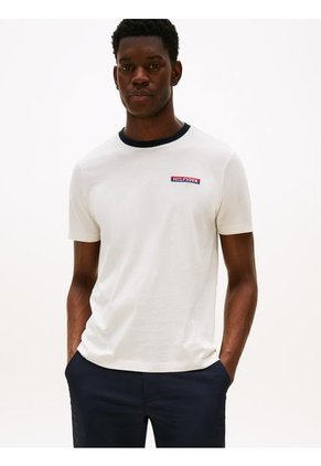 Camiseta Blanca Americana Graphic Tommy Hilfiger