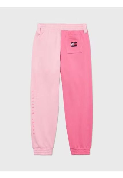 Jogger Rosado Niña Con Bloque De Colores Adaptive Tommy Hilfiger