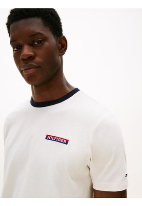 Camiseta Blanca Americana Graphic Tommy Hilfiger
