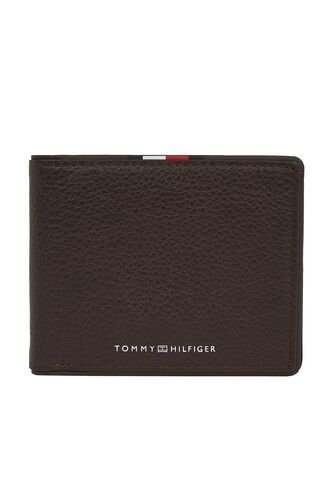 Billetera Marrón Plegable Corporate De Cuero Tommy Hilfiger Tommy Hilfiger