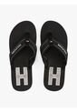Sandalias Negro Con Monotipo Hilfiger Tommy Hilfiger de Tommy Hilfiger