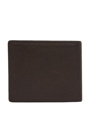 Billetera Marrón Plegable Corporate De Cuero Tommy Hilfiger