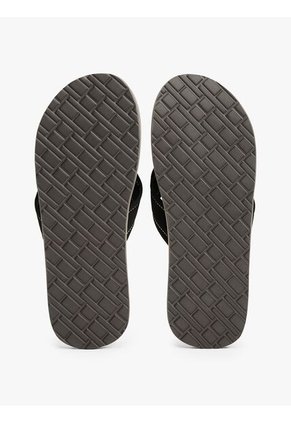 Sandalias Negro Con Monotipo Hilfiger Tommy Hilfiger