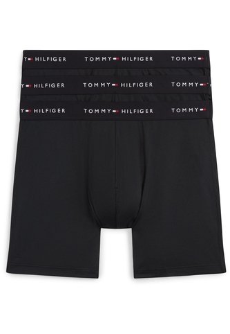 Pack Negro De 3 Bóxer Long Brief Con Inscripción Tommy Hilfiger Tommy Hilfiger