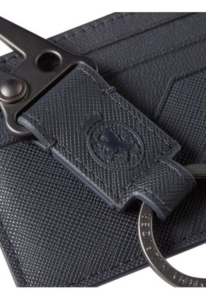 Set Azul De Tarjetero Y Llavero Tommy Hilfiger