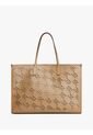Bolso Beige Tote City Con Monograma TH Tommy Hilfiger de Tommy Hilfiger