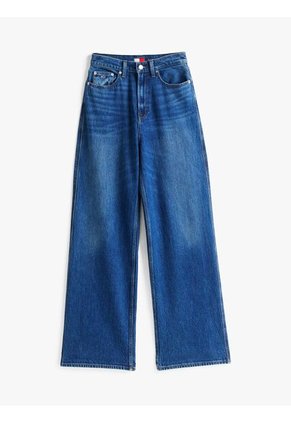 Jeans Azul Desteñidos De Pierna Ancha Tommy Jeans