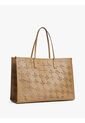 Bolso Beige Tote City Con Monograma TH Tommy Hilfiger de Tommy Hilfiger