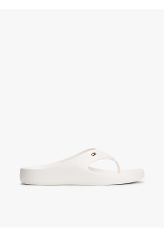 Sandalias Blanco Anatómicas Con Logo Esmaltado Tommy Hilfiger Tommy Hilfiger