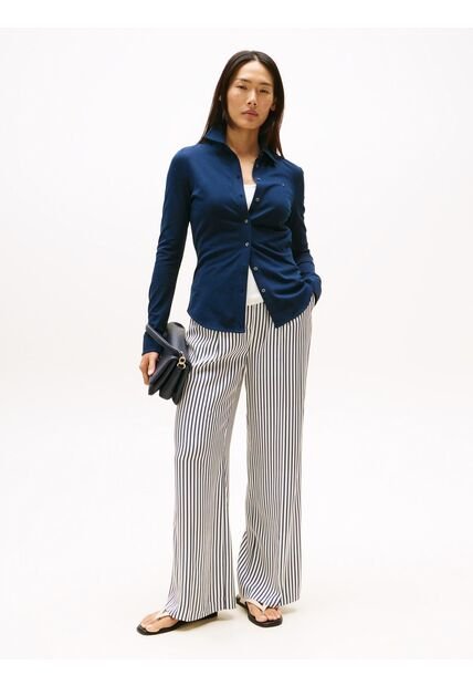 Pantalón Multicolor De Pierna Ancha Tommy Hilfiger