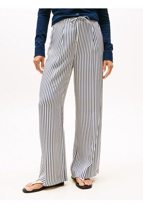 Pantalón Multicolor De Pierna Ancha Tommy Hilfiger