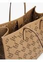 Bolso Beige Tote City Con Monograma TH Tommy Hilfiger de Tommy Hilfiger