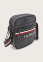 Bolso Manos Libres Negro-Blanco-Rojo Tommy Hilfiger de Tommy Hilfiger