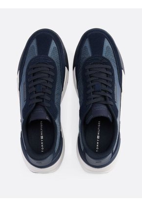 Tenis Azul Marino Deportivas De Cuero Classics Tommy Hilfiger