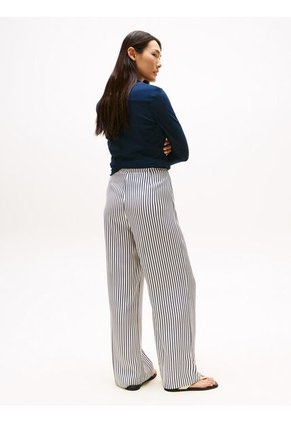 Pantalón Multicolor De Pierna Ancha Tommy Hilfiger