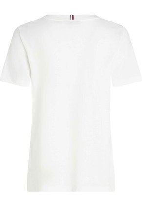 Camiseta Blanca Con Logo Gráfico De Corte Regular Tommy Hilfiger