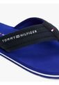 Sandalias Azul De Tela Trenzada Con Logo Tommy Hilfiger de Tommy Hilfiger