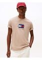 Camiseta Beige De Punto Con Logo Gráfico Tommy Hilfiger de Tommy Hilfiger