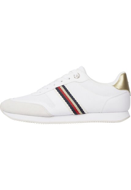 Tenis Blanco Essential De Tejido Trenzado Tommy Hilfiger