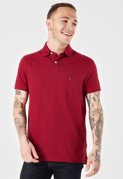 Polo Vinotinto Tommy Hilfiger