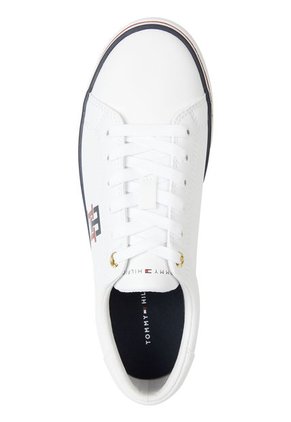 Tenis Con Logo De Monograma Th Mujer Blanco Tommy Hilfiger