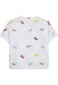 Camiseta Con Bordado Integral Del Logo Niña Blanco Tommy Hilfiger de Tommy Hilfiger