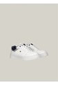 Tenis Blanco Para Niña De Corte Bajo Con Velcro Tommy Hilfiger de Tommy Hilfiger