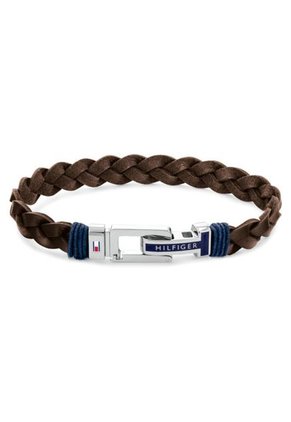 Pulsera Tommy Hilfiger De Piel Marr\u00f3n