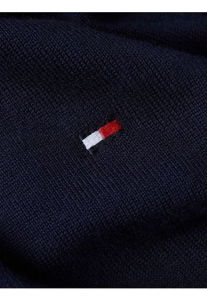 Saco Azul Con Cuello V Para Hombre Tommy Hilfiger