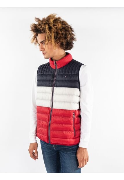 Chaleco Rojo Quilted Triblock Tommy Hilfiger