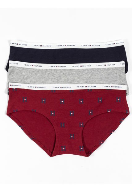 Bikini Multicolor Con Logo Tommy Hilfiger