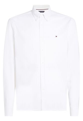 Camisa Blanca TH Flex Slim De Tejido Dobby Tommy Hilfiger Tommy Hilfiger