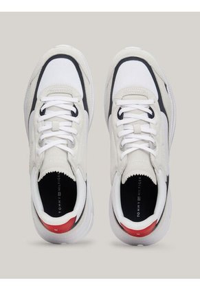 Tenis Blanco De Running De Ante Color Block Tommy Hilfiger