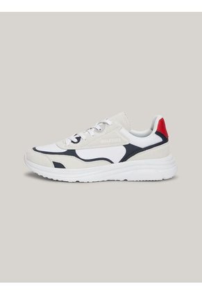 Tenis Blanco De Running De Ante Color Block Tommy Hilfiger
