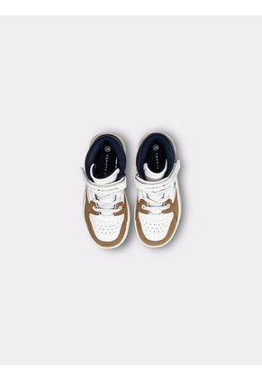 Tenis Multicolor De Corte Alto Con Velcro Y Cordones Tommy Hilfiger