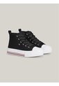 Tenis Altas Con Cordones Niña Negro Tommy Hilfiger de Tommy Hilfiger