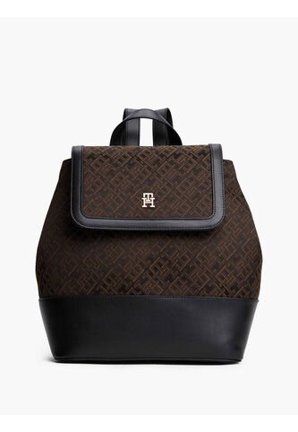 Bolso Negro Im Latam Jacquard Tommy Hilfiger Tommy Hilfiger