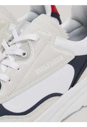 Tenis Blanco De Running De Ante Color Block Tommy Hilfiger