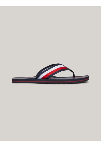 Sandalias Azul Marino Con Cinta Distintiva En Tiras Tommy Hilfiger